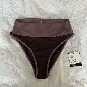 Senita Women’s Luna Bikini Bottoms - Chocolate Twilight size S NEW WITH TAGS